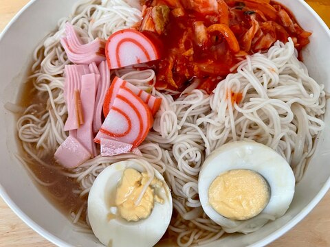 本家よりおいしい！？冷麺風そうめん